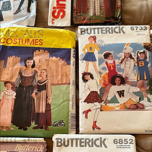 10 Simplicity, Butterick, McCalls Sewing Patterns Collection - Picture 5 of 7